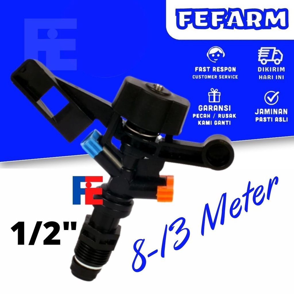 Review tentang IMPACT SPRINKLER SPRINGKLER PUTAR TAMAN 2 ARAH SPRINKLE