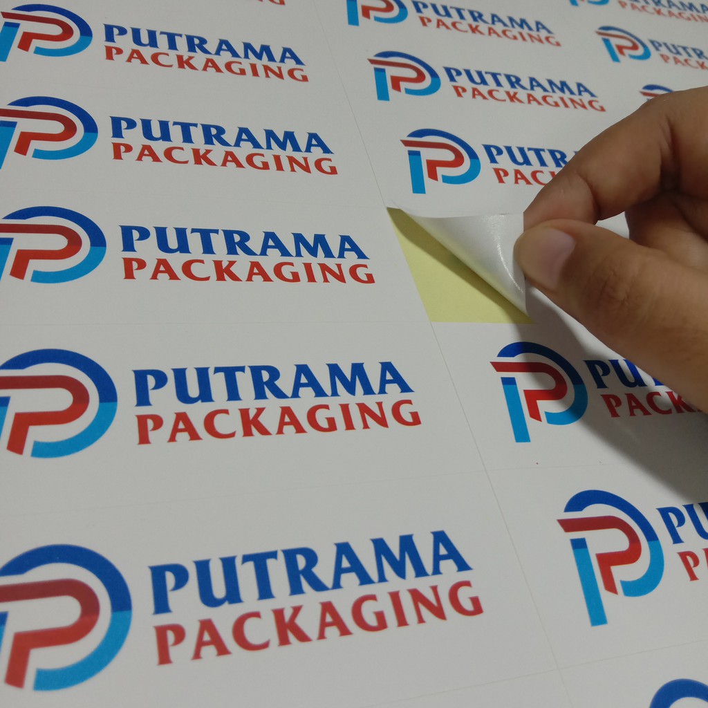 CETAK STIKER LABEL KEMASAN A3 CROMO DAN VINYL CUTTING