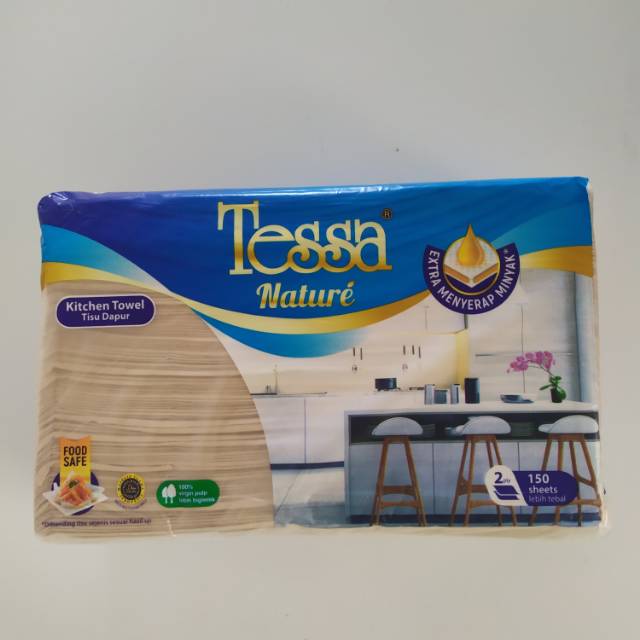 Jual Tisu Tessa Tissue Nature Tisu Dapur Warna Coklat 150'S Kitchen Towl | Shopee Indonesia