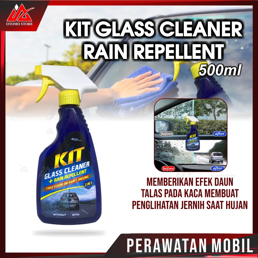 KIT ANTI AIR HUJAN 500ml Pump Kit Glass Cleaner Rain Repellent 2 in 1