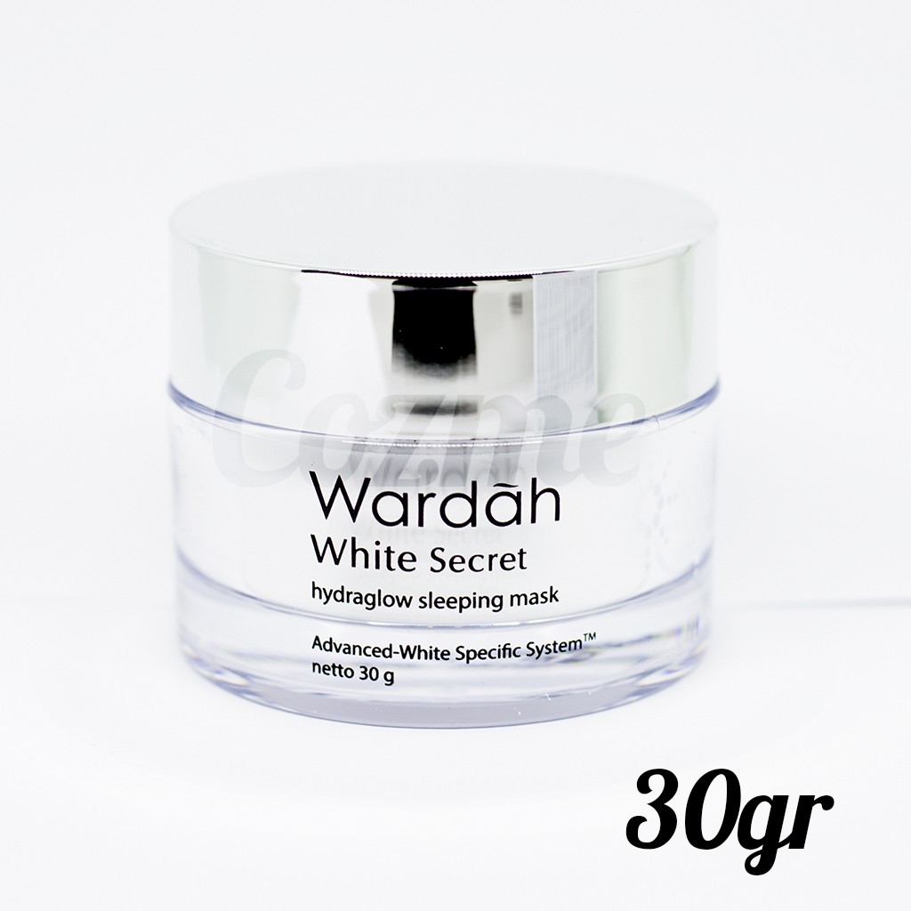 WARDAH White Secret Hydraglow Sleeping Mask 30gr Shopee Indonesia