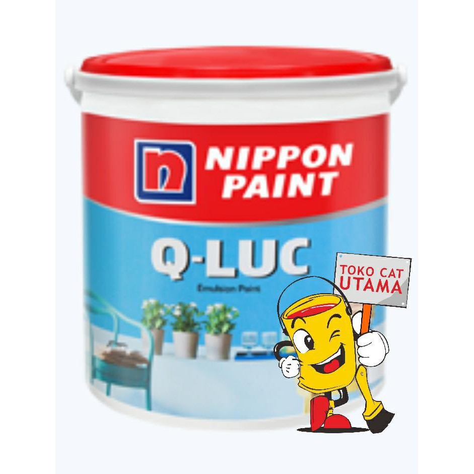 Jual Nippon QLuc Cat Tembok Interior PUTIH 4,5 kg