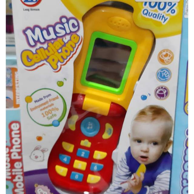 Jual Mainan Anak Bayi Musical Handphone Hp Musik Lagu | Shopee Indonesia