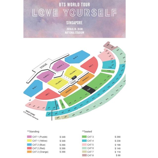 Harga Tiket Konser Bts 2019 Di Indonesia