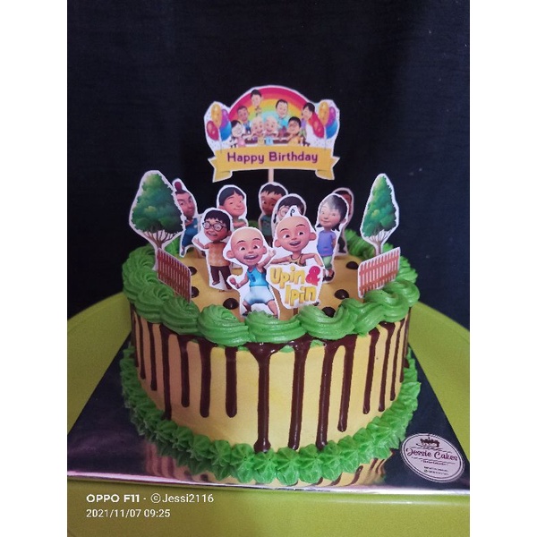 Jual Kue Ulang Tahun Topper Upin Ipin/Tart Birthday | Shopee Indonesia