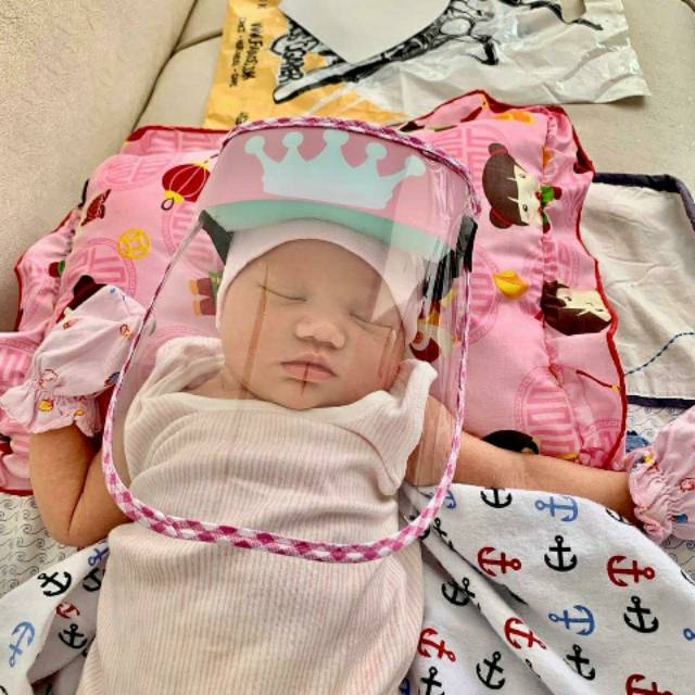 Jual Face shield bayi pelindung wajah bayi Indonesia