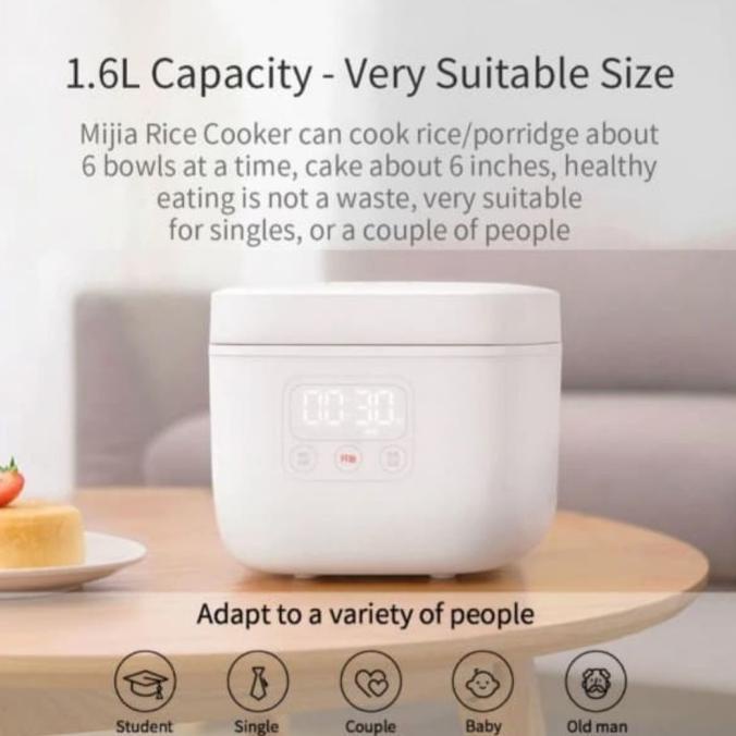 Jual Xiaomi Smart Rice Cooker 1,6L Mijia Small Rice Cooker Shopee