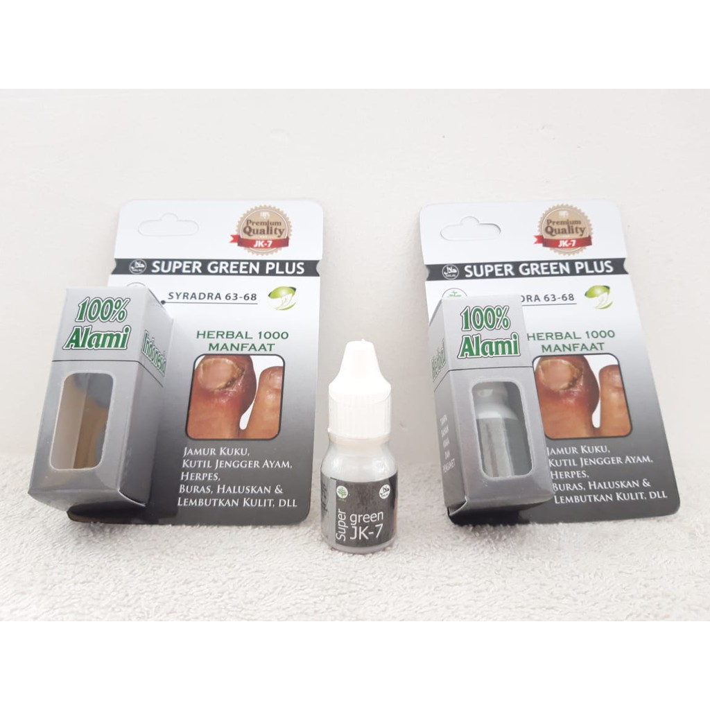Super Green Plus JK7 Obat Cantengen Jamur Kuku Herpes Shopee Indonesia