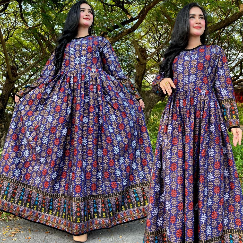 Jual Gamis Mewah Motif Songket Terbaru 2021 Baju Gamis Longdress Mayung Muslim  Gamis Songket Murah Indonesia|Shopee Indonesia