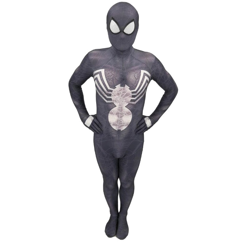 Jual FREE ONGKIR Black Venom Spiderman Costume Tight Suit Kids Adult