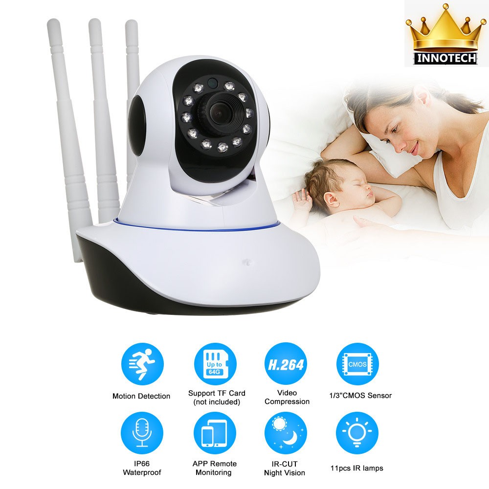 IP Kamera CCTV Yoosee Wireless IP Camera HD 10800P,2MP, 3