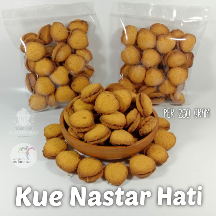 Jual KUE NASTAR 250 GR / NASTAR NANAS /NASTAR HATI 250 GR Indonesia