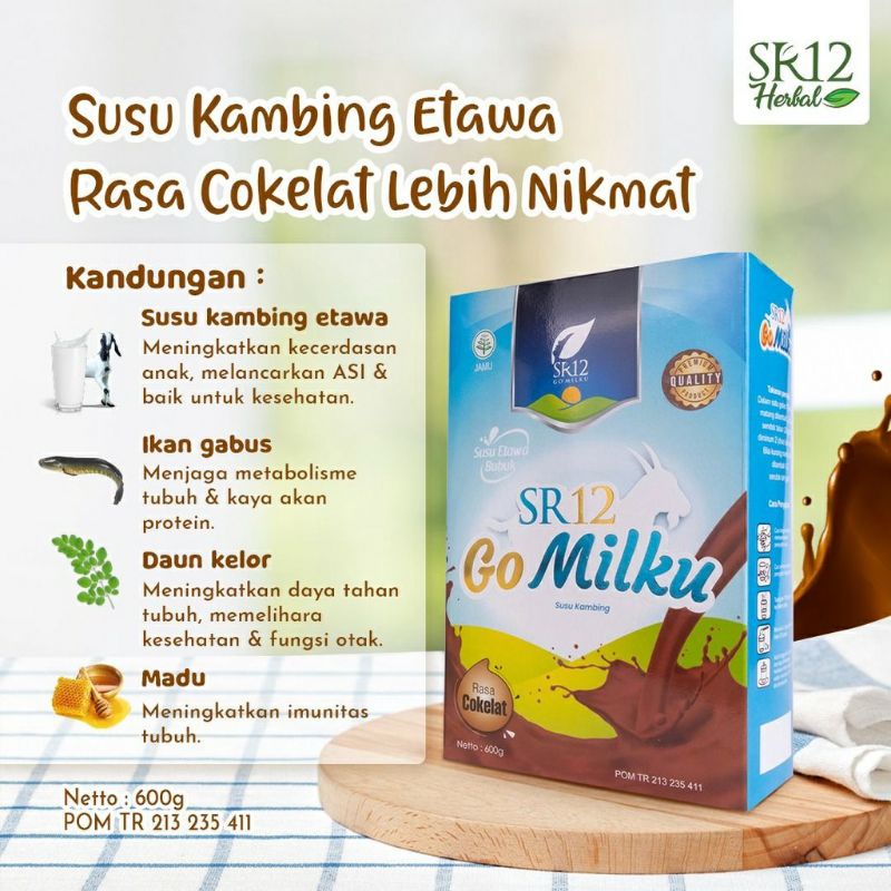 Jual Gomilku Rasa Coklat Kemasan 200Gr Go Milku Sr12 Original | Shopee Indonesia