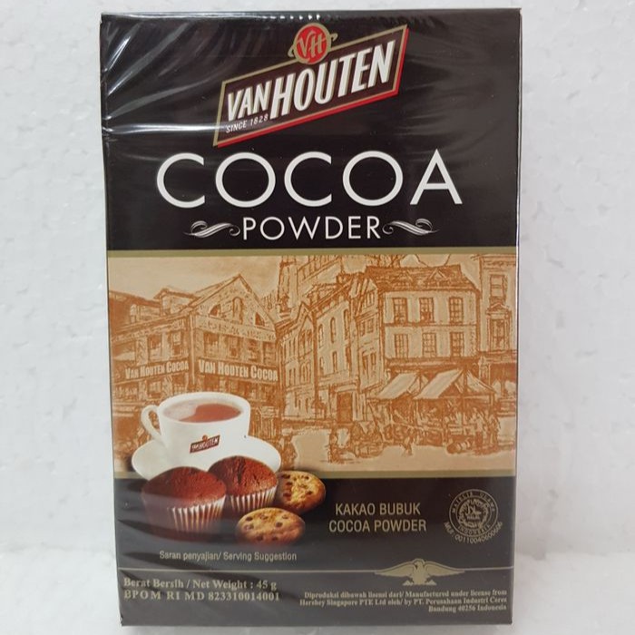 Jual Coklat Bubuk Van Houten Original 45 Gram | Shopee Indonesia