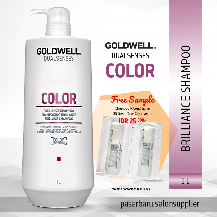 Jual Goldwell Dualsenses Color Brilliance Shampoo | Shampoo Perawatan Rambut Berwarna | Shopee Indonesia