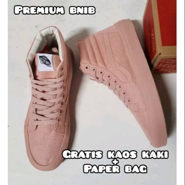 SNEAKERS SK8 ROSY PINK 100 import PREMIUM Shopee Indonesia