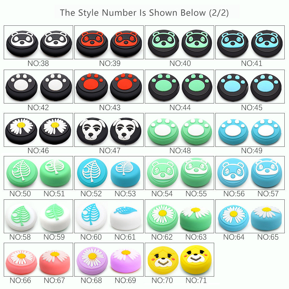 Jual Nintendo Switch Animal Crossing Theme Analog Caps 2 Pcs Of Thumb Grips For Nintendo Switch Lite Indonesia|Shopee Indonesia