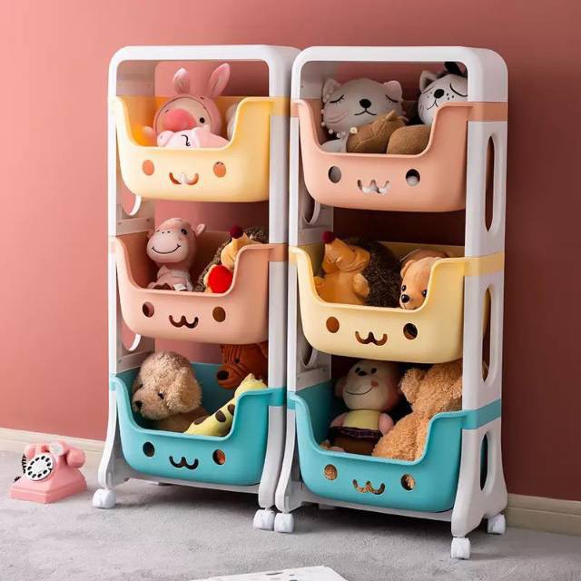 Jual Rak Gemes 3 Susun / Rak Mainan Anak 3 Susun Indonesia|Shopee Indonesia