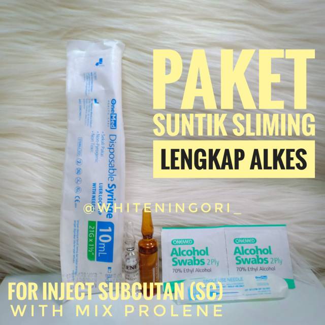 PAKET SUNTIK PELANGSING / SUNTIK KURUS / BODY SLIMING | Shopee Indonesia