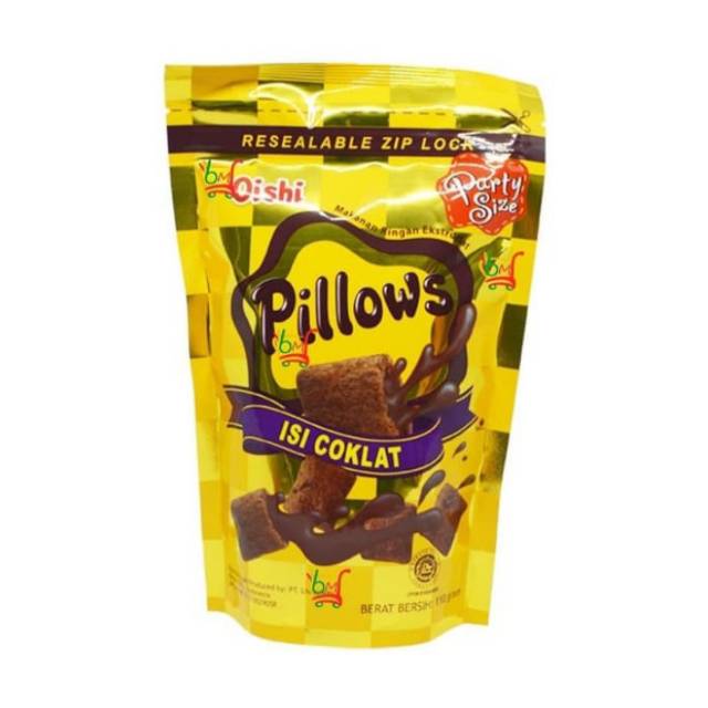 Jual Oishi Pillows Coklat 110Gr | Shopee Indonesia