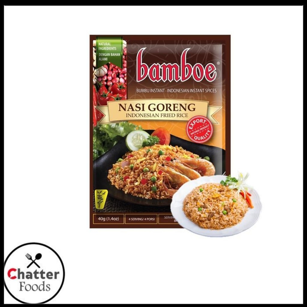 Bamboe Bumbu Nasi Goreng 40gr HALAL / Bumbu Instan Masakan