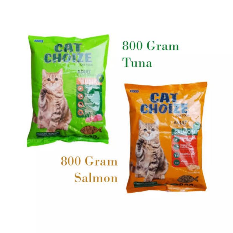 Jual Cat Choize Cat Food 800 gram Makanan Kucing Tuna Salmon Halal