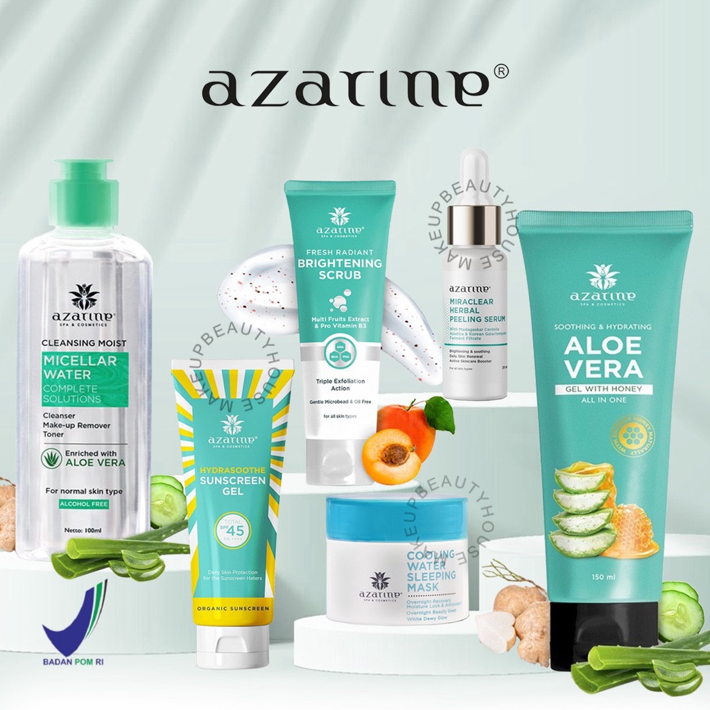 Jual AZARINE Herbal Essential Series Scrub Serum Sleeping Mask