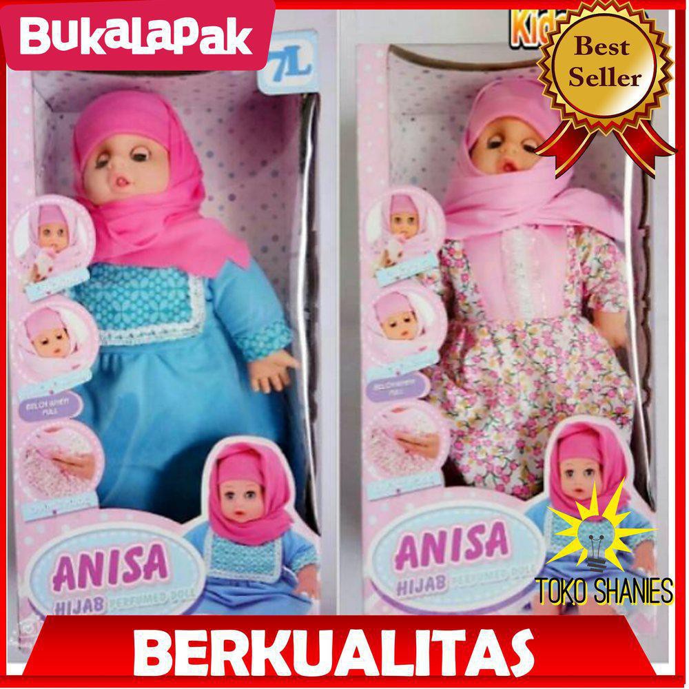 Jual Mainan Anak Perempuan Boneka Anisa Muslim Hijab Mainan Boneka Bayi Indonesia|Shopee Indonesia
