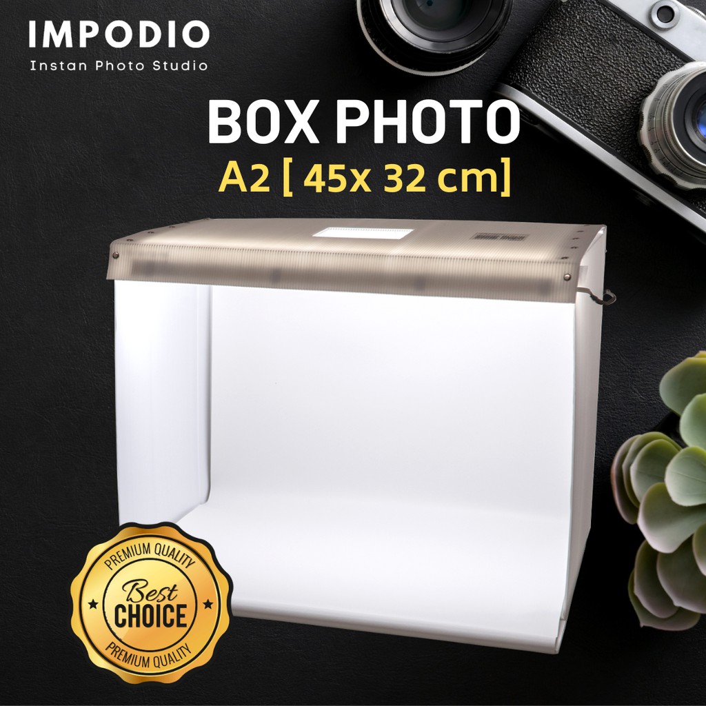 Jual Mini studio photo box ukuran A2 IMPODIO Indonesia