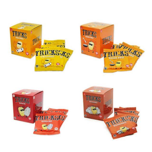 TRICKS biskuit kentang potato baked chips halal (10pc x 20gr) Shopee