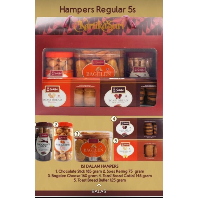 HAMPERS KARTIKA SARI PARSEL LEBARAN KUE KERING