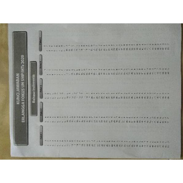 Kunci Jawaban Buku Erlangga Fokus Un 2020 Smpmts Bahasa Inggris Berbagai Buku