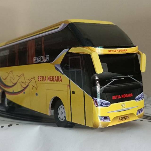 Miniatur Bus bis / mainan bus bis Setia negara shd | Shopee Indonesia