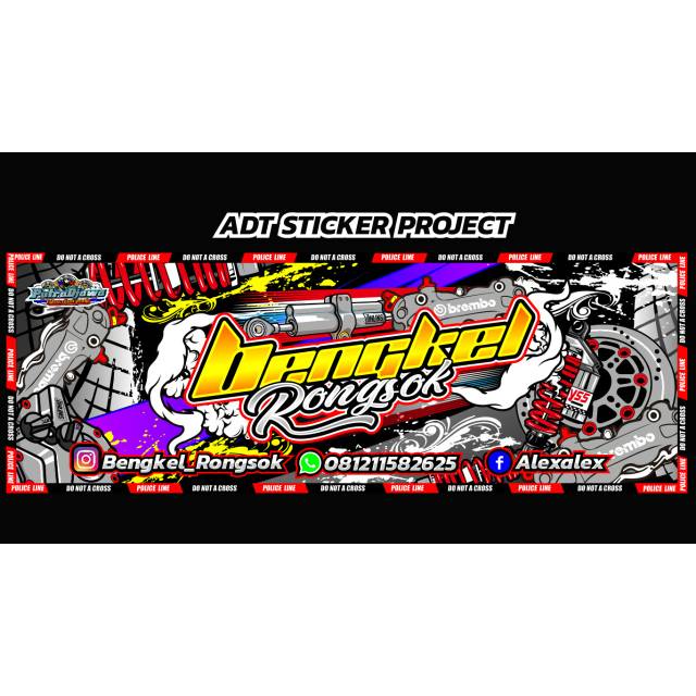 Desain Baliho Bengkel Motor desain banner kekinian