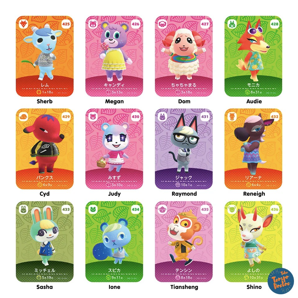 Jual Animal Crossing Amiibo Card Custom Clone By Request Full Stiker | Shopee Indonesia