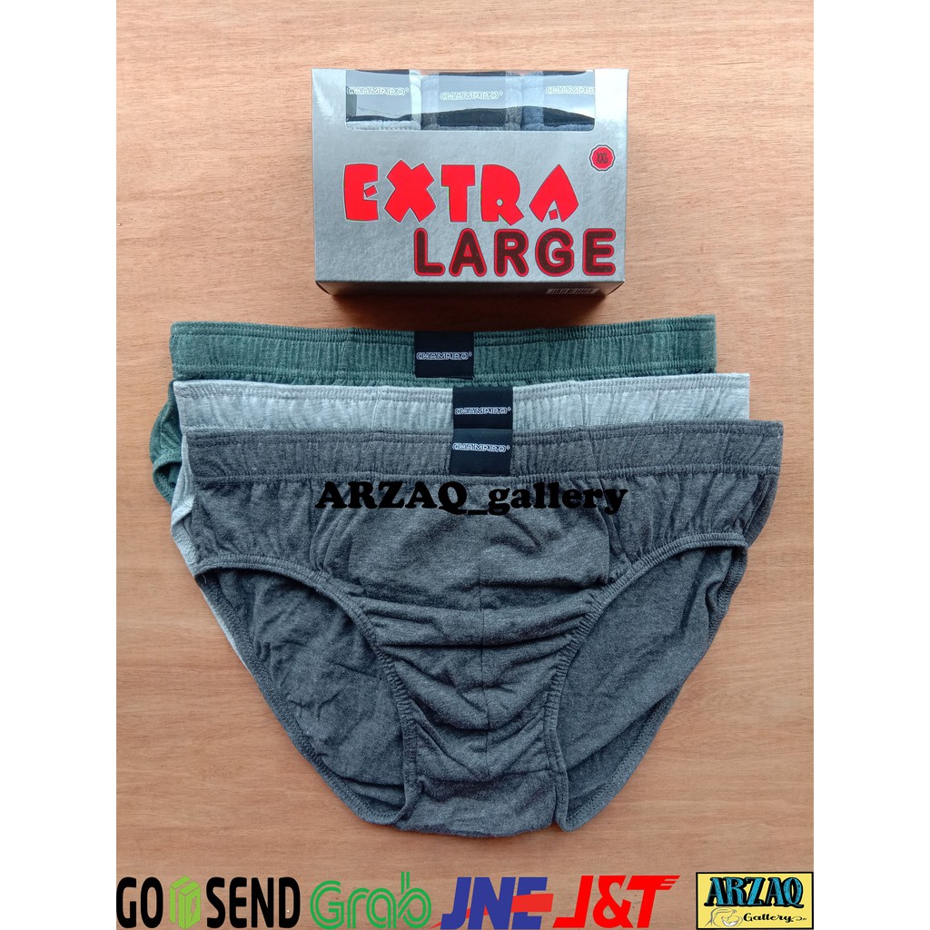 [ 3 pcs] Celana dalam pria jumbo CHAMPIRO / CD laki laki jumbo extra large / CHAMPIRO EXTRA
