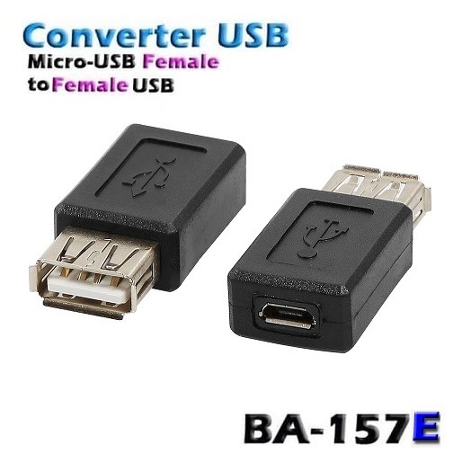 Jual Converter Adapter Plug Micro Usb Female To Usb Female 2.0 5P Konverter Micro Usb | Shopee Indonesia
