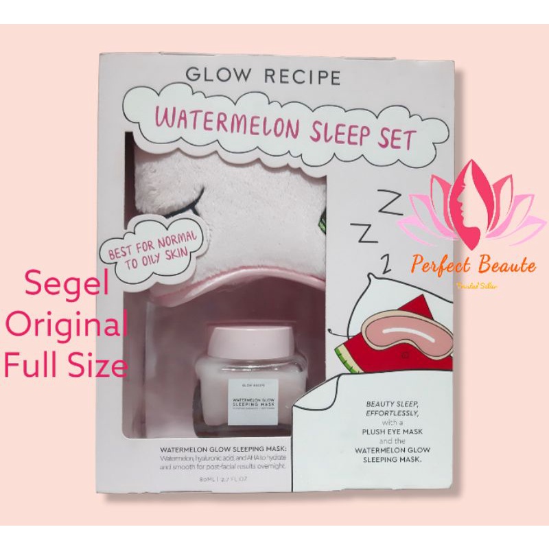 Jual GLOW RECIPE Watermelon Glow Sleeping Mask ( 80ml ) Shopee Indonesia