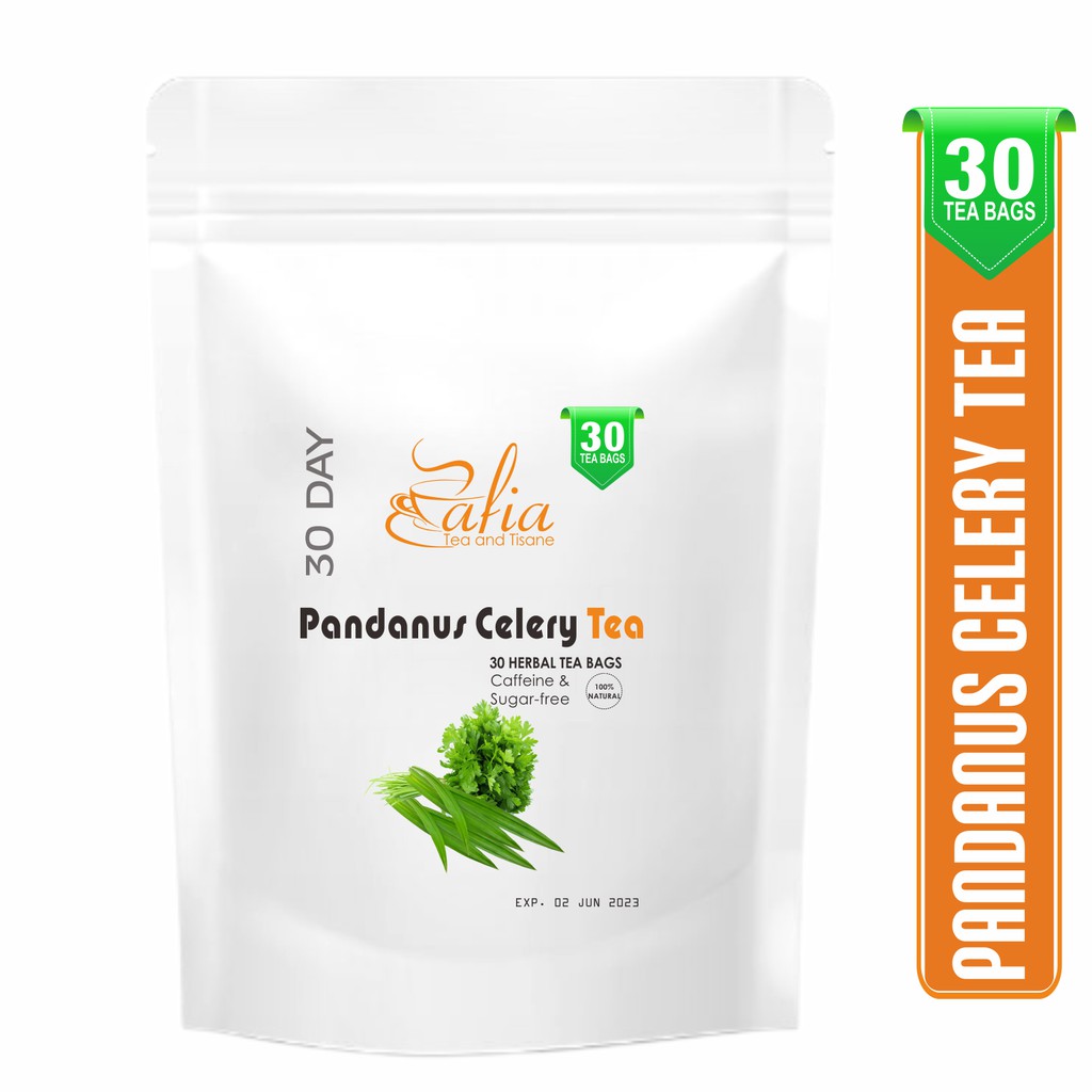 Jual Pandanus Celery Tea Teh daun Pandan dan Celery (30 Tea Bag) Shopee Indonesia