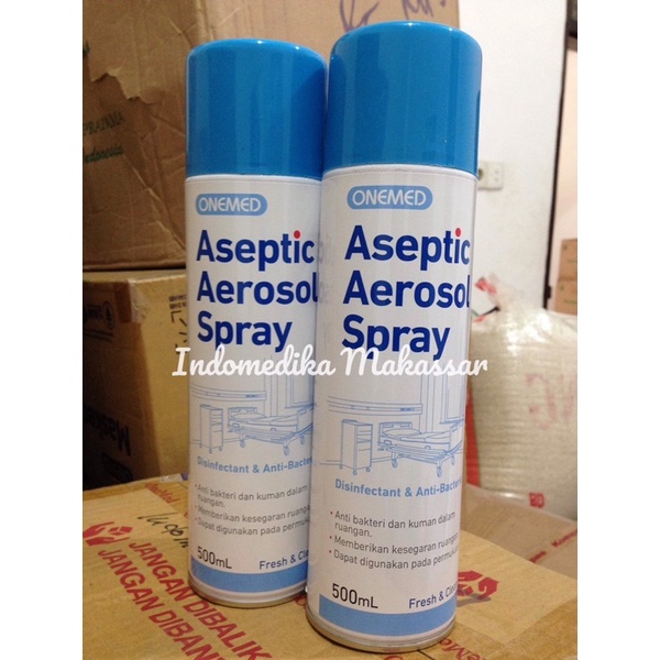 Jual Aseptic Aerosol Spray Onemed 500ml Desinfectant Shopee Indonesia
