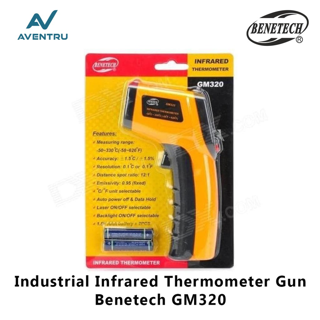 Jual Infrared Thermometer GM320 Thermogun Termogun Termometer
