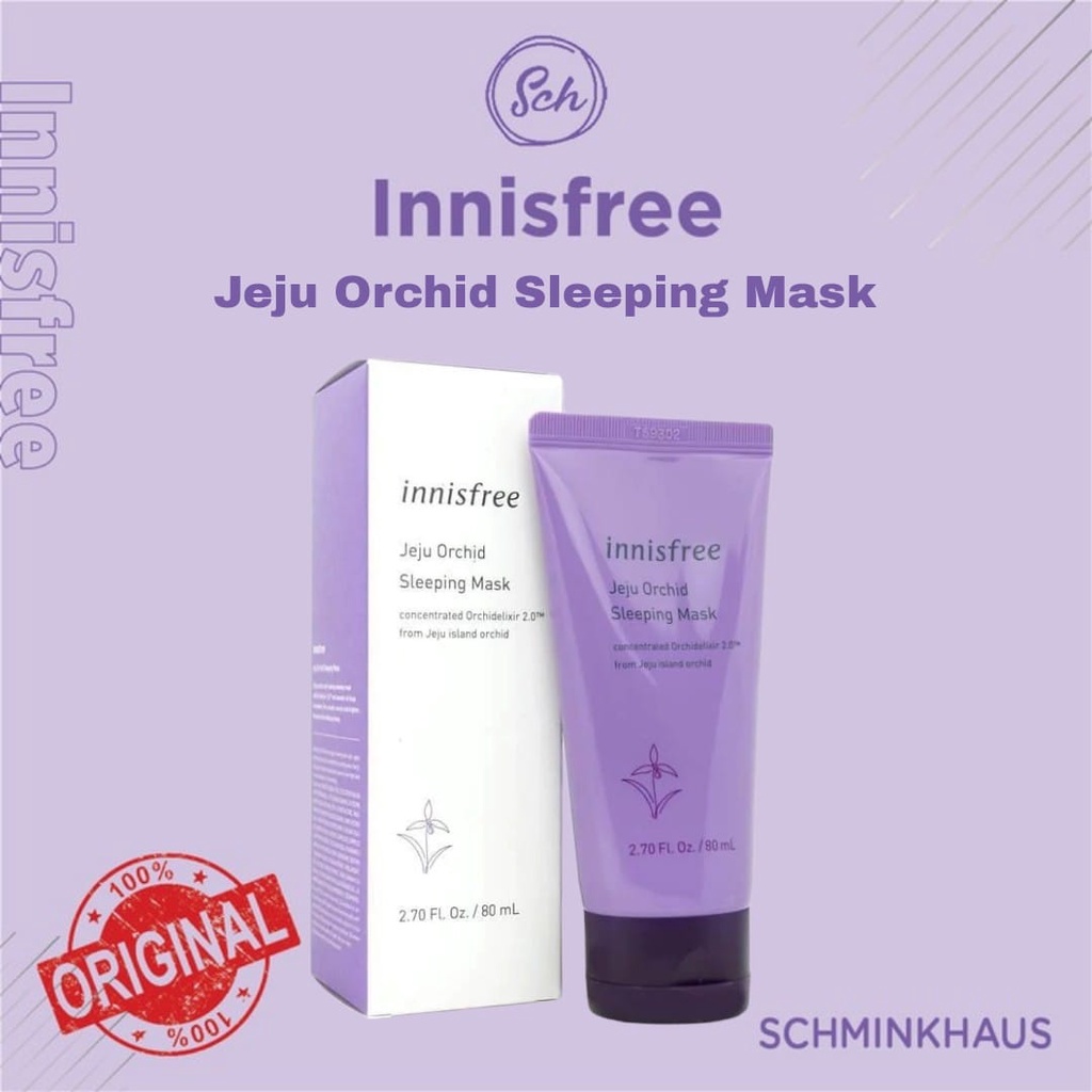 Jual INNISFREE Jeju Orchid Sleeping Mask 80ml (New) Shopee Indonesia
