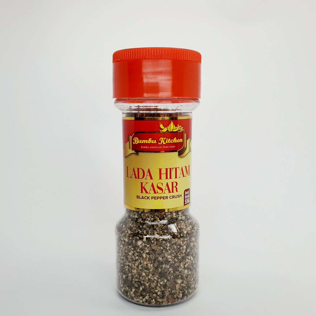 Bumbu Ktichen Lada Hitam kasar / Black Pepper Crushed 55 Gr Shopee