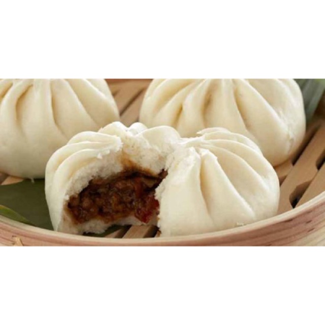 Pao ayam chasio dimsum frozen makanan beku bakpao ayam chasiew Homemade