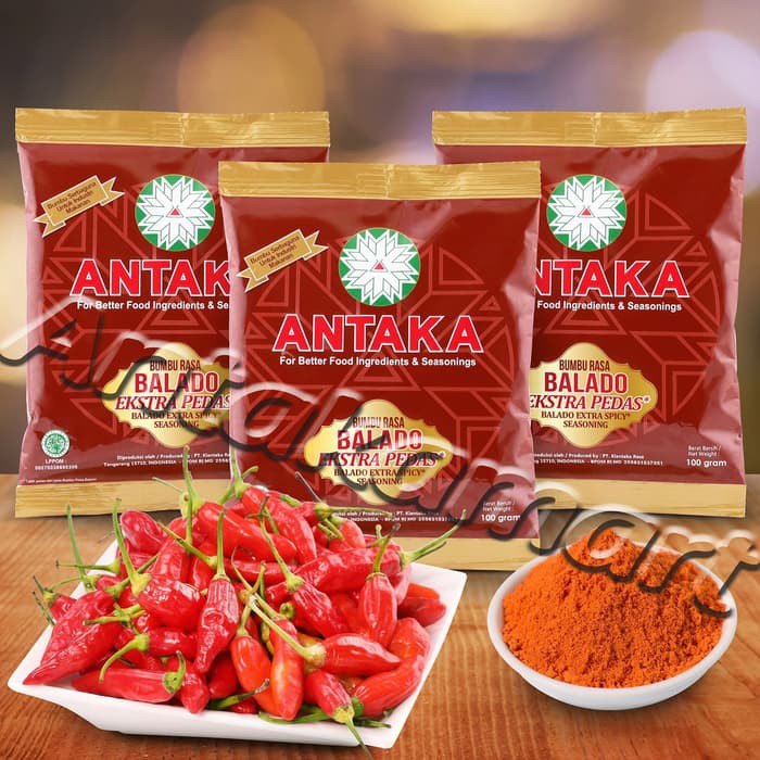 BUMBU ANTAKA PREMIUM 100g Rasa BALADO EXTRA PEDAS Shopee Indonesia