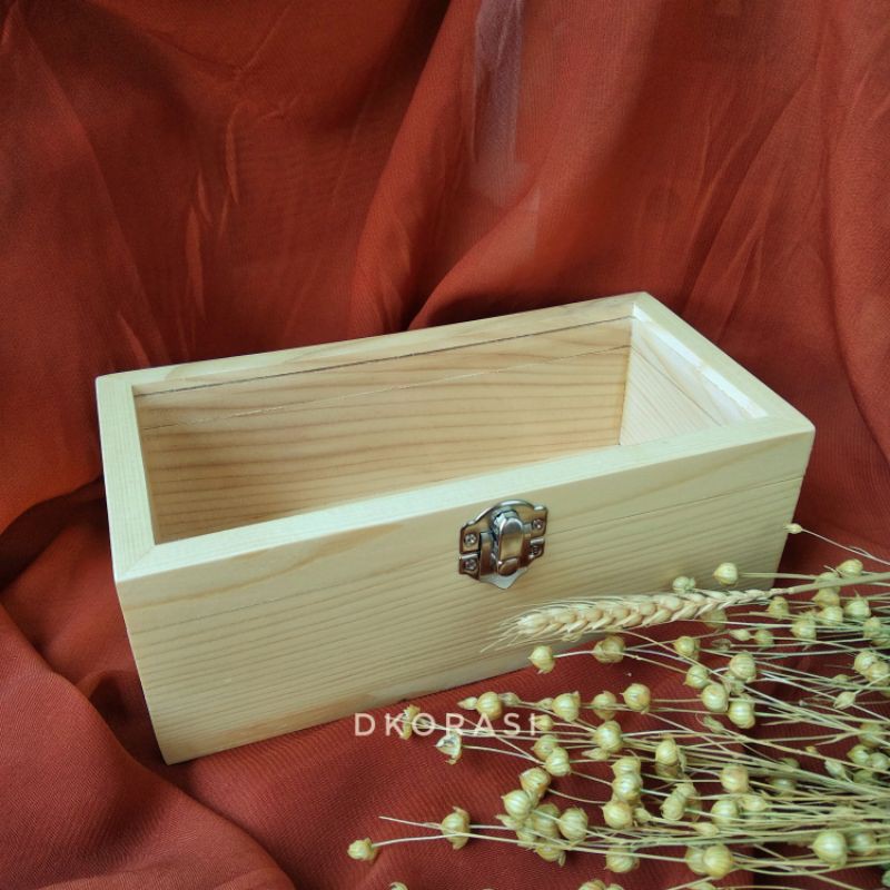 KOTAK MAHAR UANG KAYU PINUS 20X10X7 Shopee Indonesia