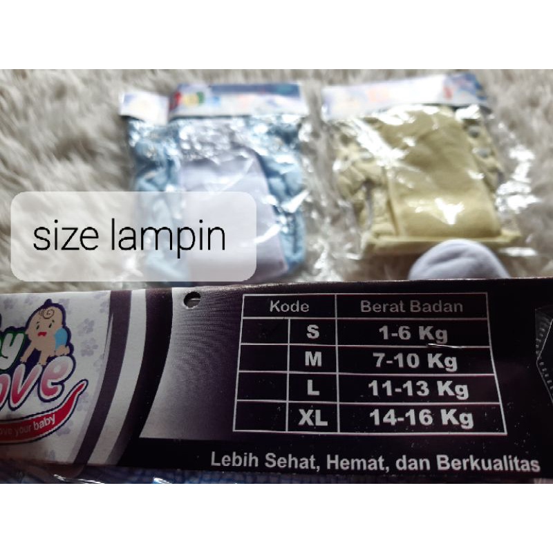Clodi celana lampin bayi , lampin kancing insert lepas | Shopee Indonesia