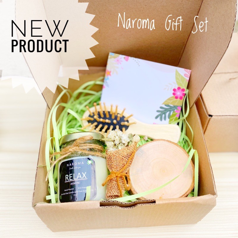 Lilin Aromaterapi Gift Set Premium Soy Candle NAROMA