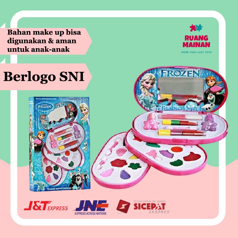 MAINAN ANAK PEREMPUAN CEWEK MAKE UP KOSMETIK DANDAN FROZEN