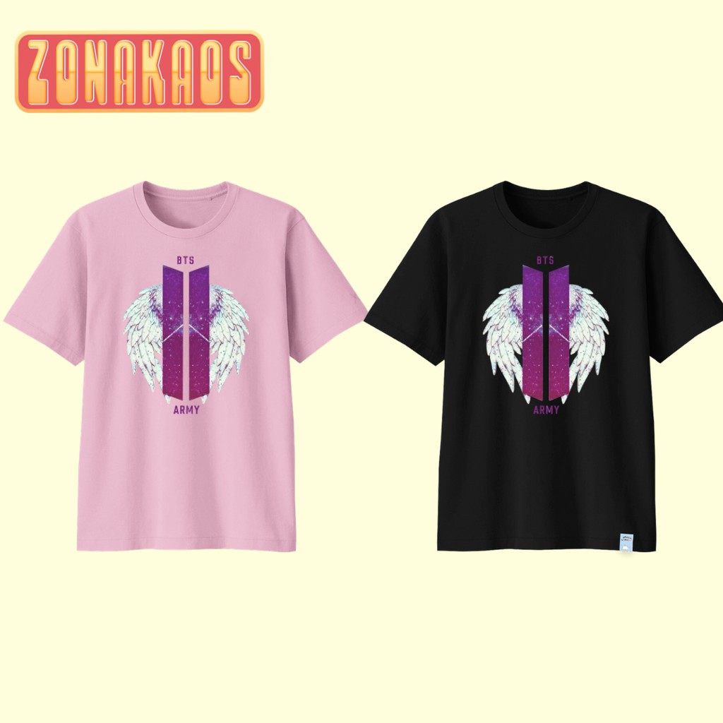 Baju Kaos Bts Army Wings Untuk Anak Remaja Dewasa Free Tambah Nama